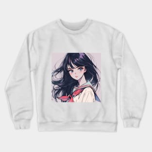 Cute girl Crewneck Sweatshirt